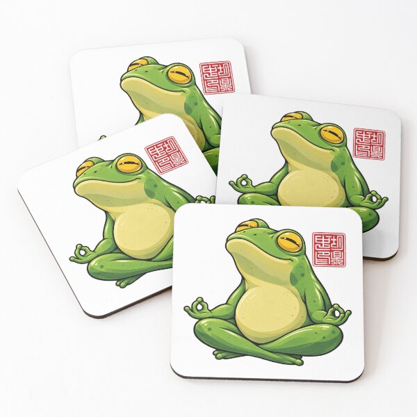Item preview, Zen Frog Meditation – Chill Frog Art designed and sold by SupplyCode.
