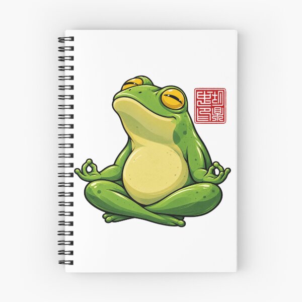 Item preview, Zen Frog Meditation – Chill Frog Art designed and sold by SupplyCode.