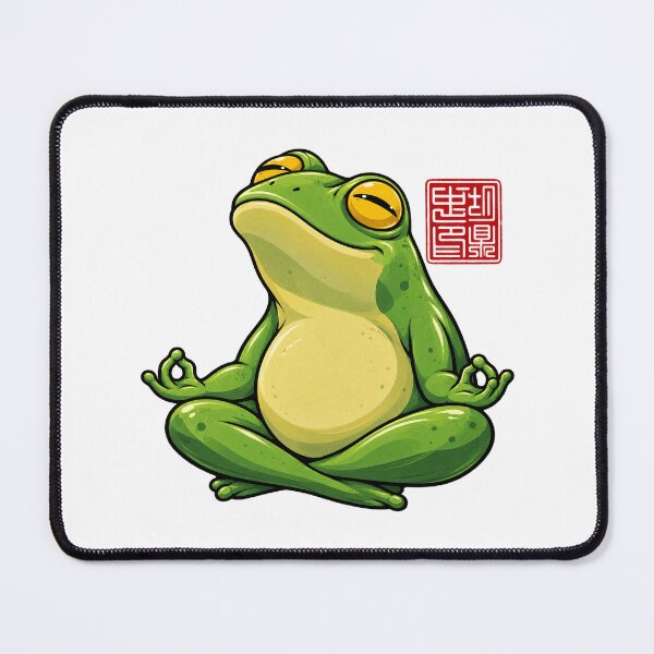 Item preview, Zen Frog Meditation – Chill Frog Art designed and sold by SupplyCode.