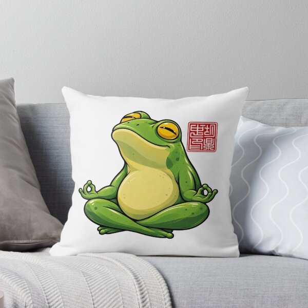 Item preview, Zen Frog Meditation – Chill Frog Art designed and sold by SupplyCode.