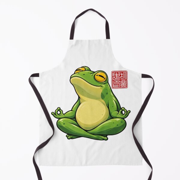 Item preview, Zen Frog Meditation – Chill Frog Art designed and sold by SupplyCode.