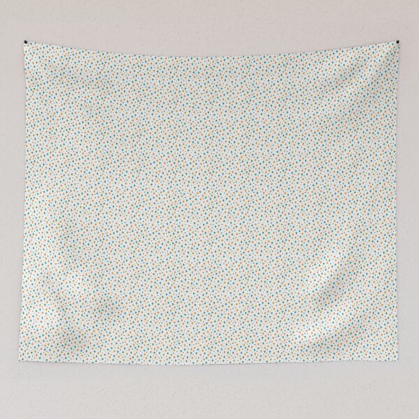 Item preview, Stars And Dots - Creamsicle And Teal designed and sold by SandieMarie.