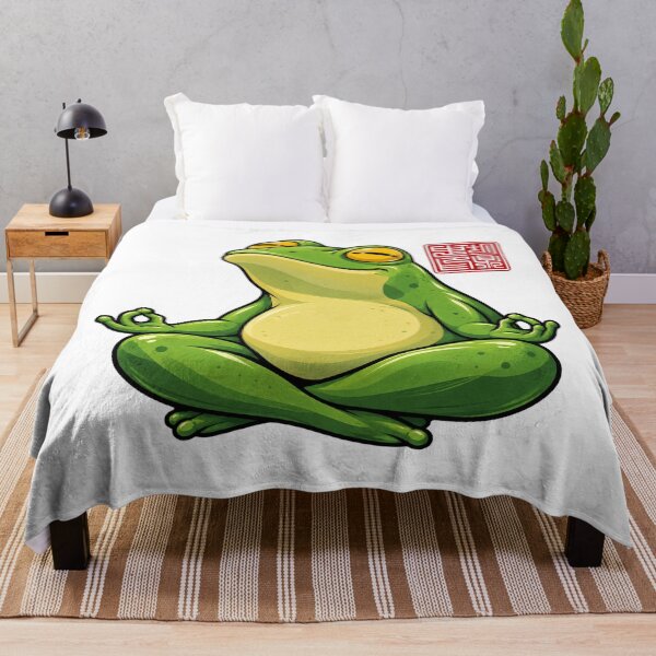 Item preview, Zen Frog Meditation – Chill Frog Art designed and sold by SupplyCode.