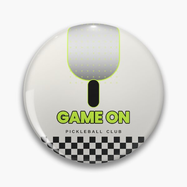 Item preview, Game On Checkerboard Pickleball Design designed and sold by CourtCultureHQ.