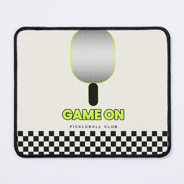 Item preview, Game On Checkerboard Pickleball Design designed and sold by CourtCultureHQ.