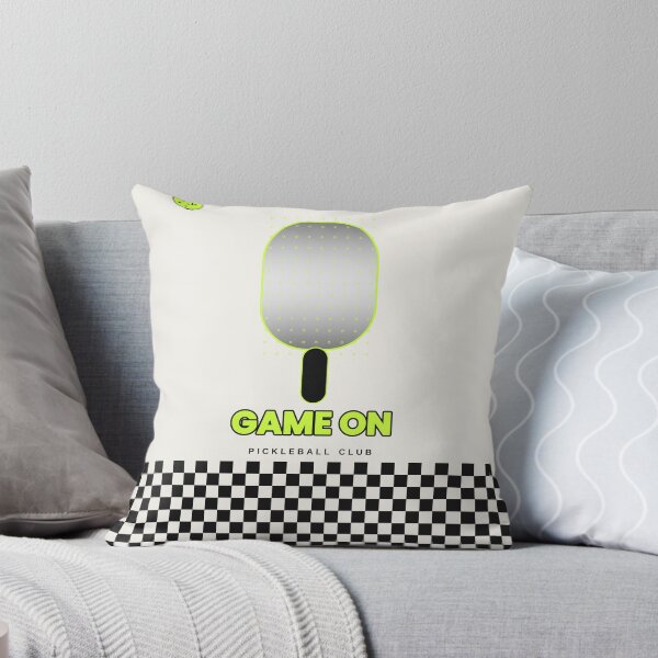 Item preview, Game On Checkerboard Pickleball Design designed and sold by CourtCultureHQ.