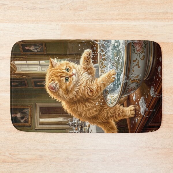 Item preview,  Regency Cat Mischief - Royal Dining Room Splashes designed and sold by Vera-Adxer.