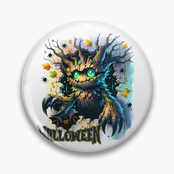 Item preview, Halloween Tree Spirit with Glowing Eyes designed and sold by Szpaku desart .