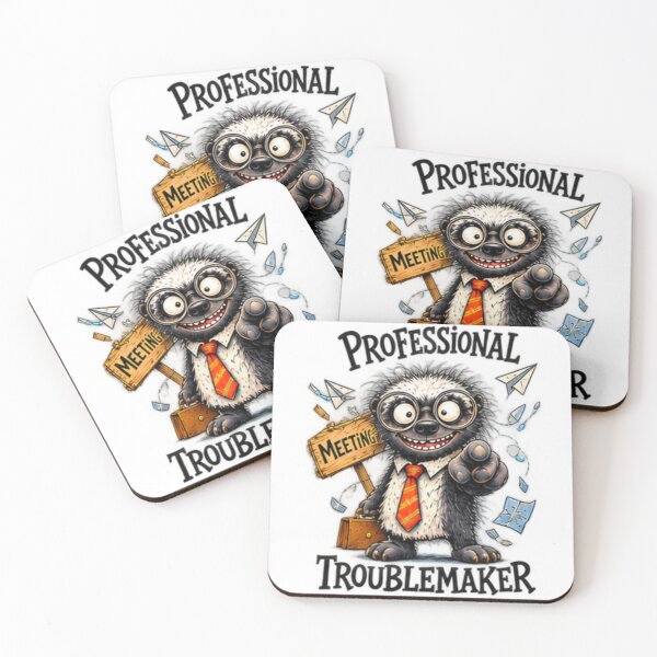 Item preview, Professional Meeting Troublemaker Honey Badger Office designed and sold by paintingnou.
