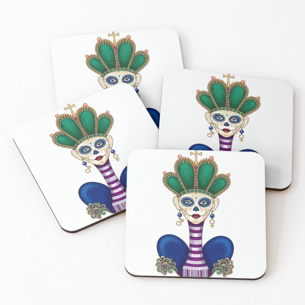 Item preview, Catrina Crown | Vintage Day of the Dead Tarot Art designed and sold by  Ojo de Lilith.