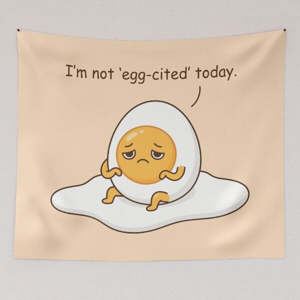 Item preview, Sad Hard Boiled Egg designed and sold by Amir Faysal.