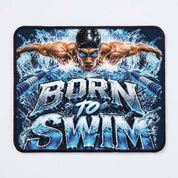 Item preview, Born To Swim | Swimming Gift For Competitive Swimmers And Swim Lovers designed and sold by M. Mamdouh Artworks.