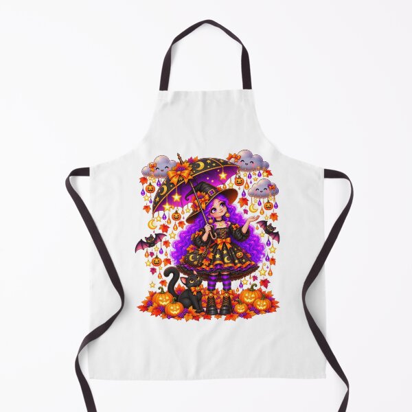 Item preview, Witchy Weather Forecast – Cute Halloween Witch designed and sold by The Cutting Room.