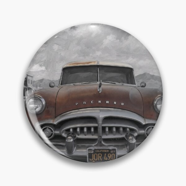 Item preview, classic Packard car in a grey desert town designed and sold by TheFuturePassed.