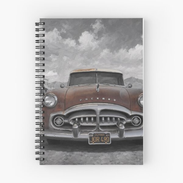 Item preview, classic Packard car in a grey desert town designed and sold by TheFuturePassed.