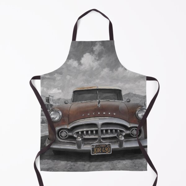 Item preview, classic Packard car in a grey desert town designed and sold by TheFuturePassed.