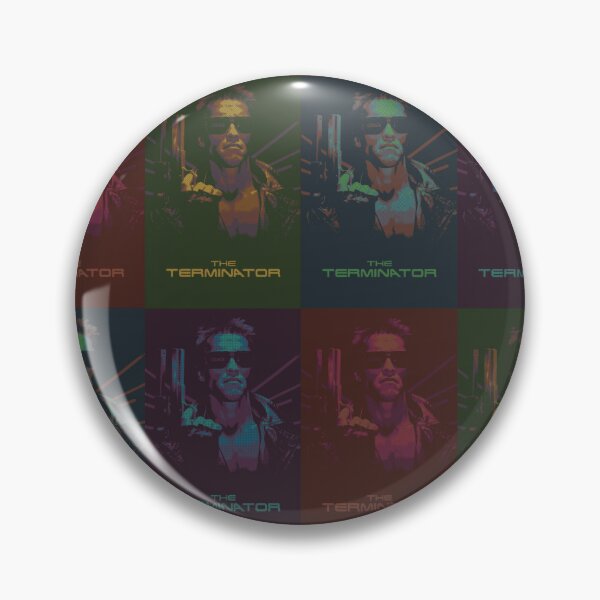 Item preview, Terminator Original Poster Fan Pop-Art Collage designed and sold by Cathedral of Curiosity.