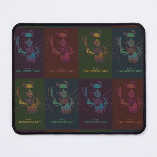 Item preview, Terminator Original Poster Fan Pop-Art Collage designed and sold by Cathedral of Curiosity.