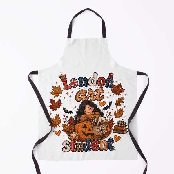 Item preview, London Art Student Autumn Pumpkin Halloween designed and sold by TheChalkyFox.