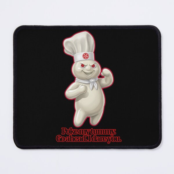 Item preview, Evil Doughboy Dark Humor Mashup - Poke My Tummy I Dare You designed and sold by Deviant Logic Design.