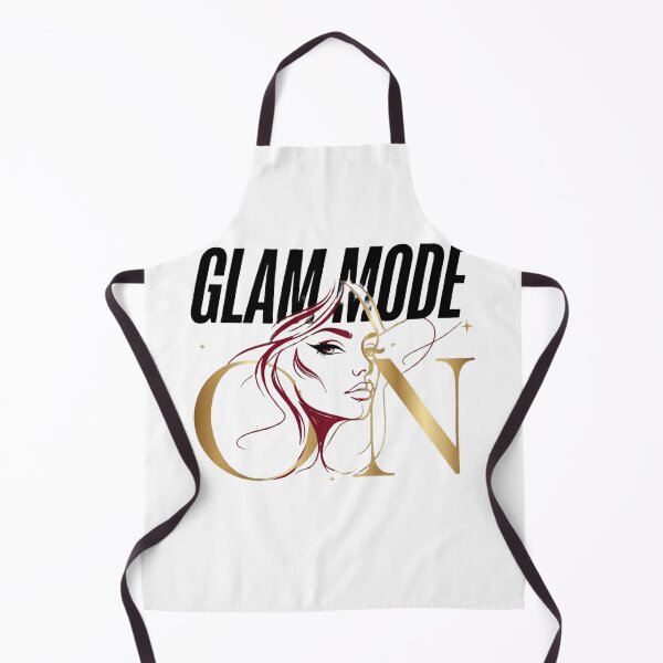 Item preview, Glam Mode On - Stylish Chic Woman Gold Typography Fashion Design designed and sold by SupernovaNote.