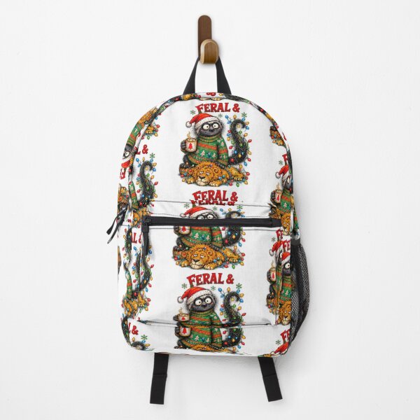Item preview, Feral And Festive Honey Badger Christmas designed and sold by paintingnou.