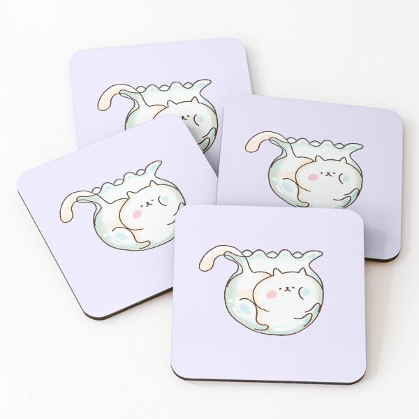 Item preview, Happy Cat Inside a Fishbowl designed and sold by Chunu Doodles.