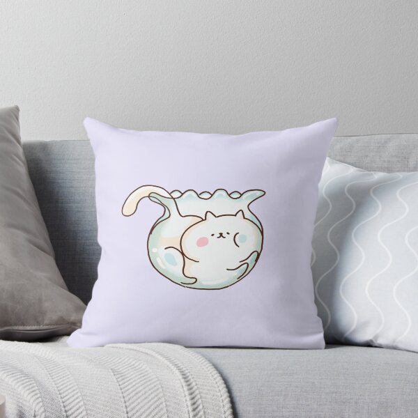 Item preview, Happy Cat Inside a Fishbowl designed and sold by Chunu Doodles.
