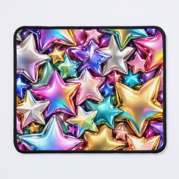 Item preview, Multicolor Metallic Stars designed and sold by Axokris.