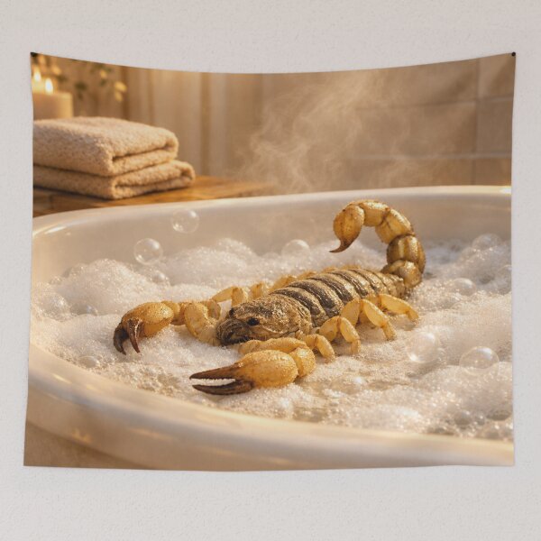 Item preview, Desert Hairy Scorpion Bathtub designed and sold by Sillytoe.