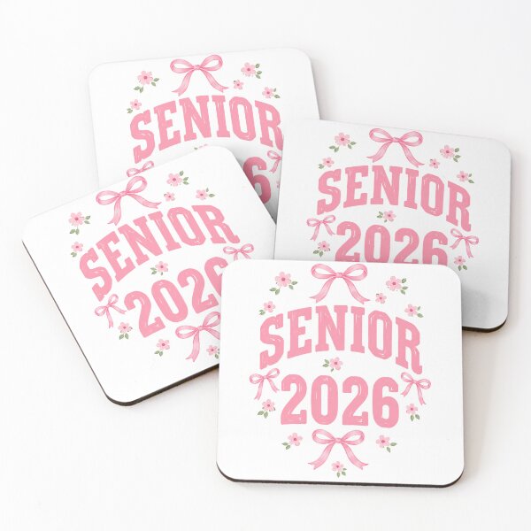 Item preview, Small Pink Flowers and Bows Senior 2026 | Coquette Floral Class of 2026 designed and sold by FitEnvy.