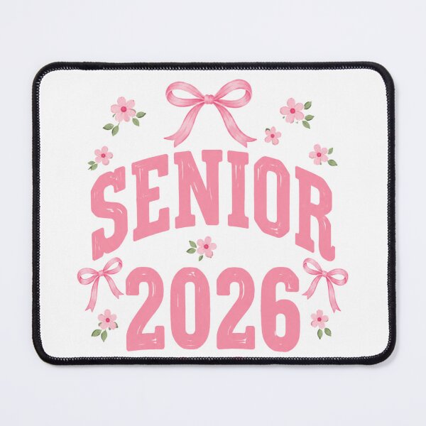 Item preview, Small Pink Flowers and Bows Senior 2026 | Coquette Floral Class of 2026 designed and sold by FitEnvy.