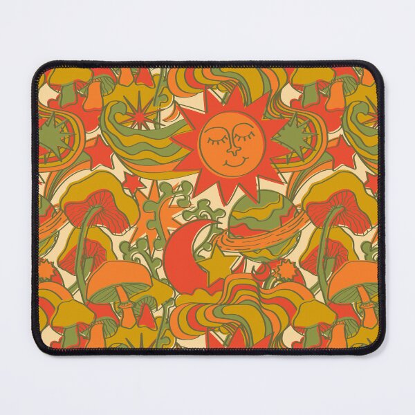 Item preview, Psychedelic Daydream in Orange designed and sold by YesterdayColl.