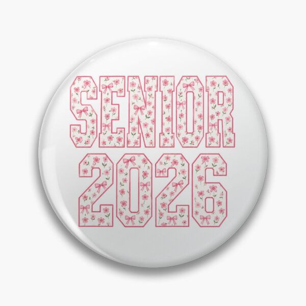 Item preview, Pink Flowers and Bows Senior 2026 | Coquette Floral Class of 2026 designed and sold by FitEnvy.