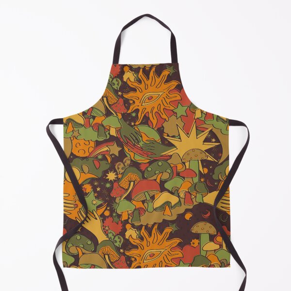Item preview, Celestial Mushroom Dream in Brown + Orange designed and sold by YesterdayColl.