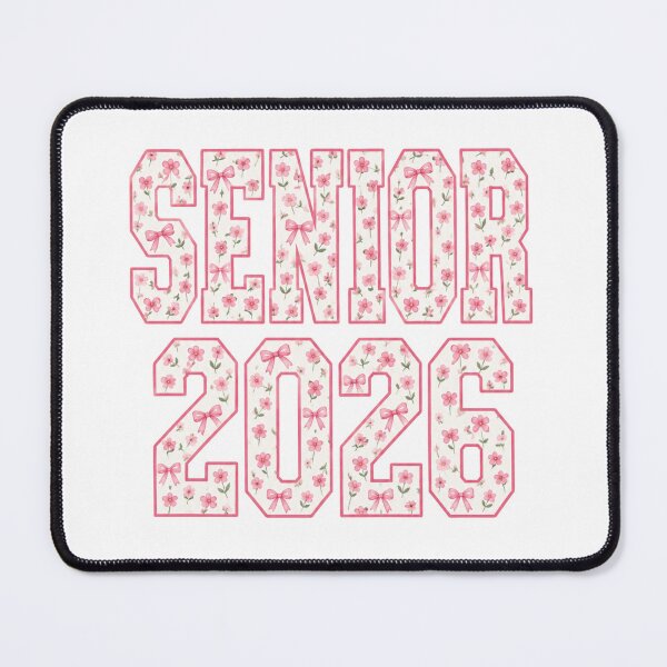 Item preview, Pink Flowers and Bows Senior 2026 | Coquette Floral Class of 2026 designed and sold by FitEnvy.