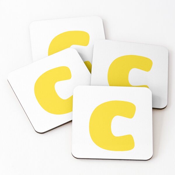 Item preview, Halloween Yellow Letter C Initial designed and sold by remoteart.