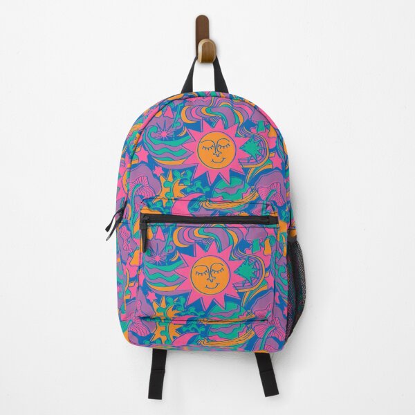 Item preview, Psychedelic Daydream in Neon + Blue designed and sold by YesterdayColl.