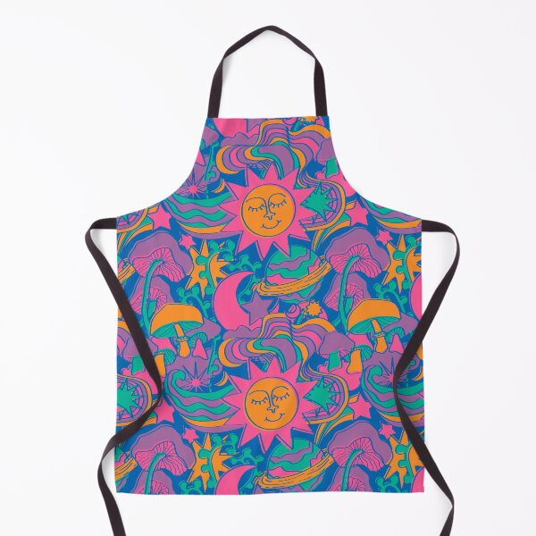 Item preview, Psychedelic Daydream in Neon + Blue designed and sold by YesterdayColl.