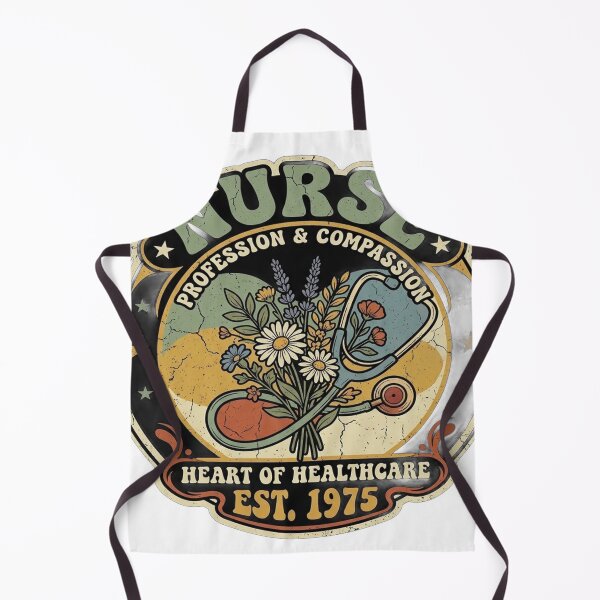 Item preview, Vintage Nurse Heart Of Healthcare Profession Est 1975 designed and sold by Walidsolo25.