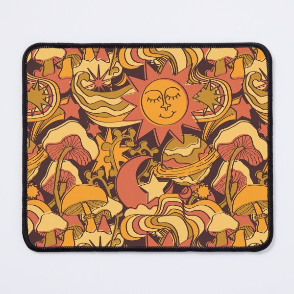 Item preview, Psychedelic Daydream in Rust + Brown designed and sold by YesterdayColl.
