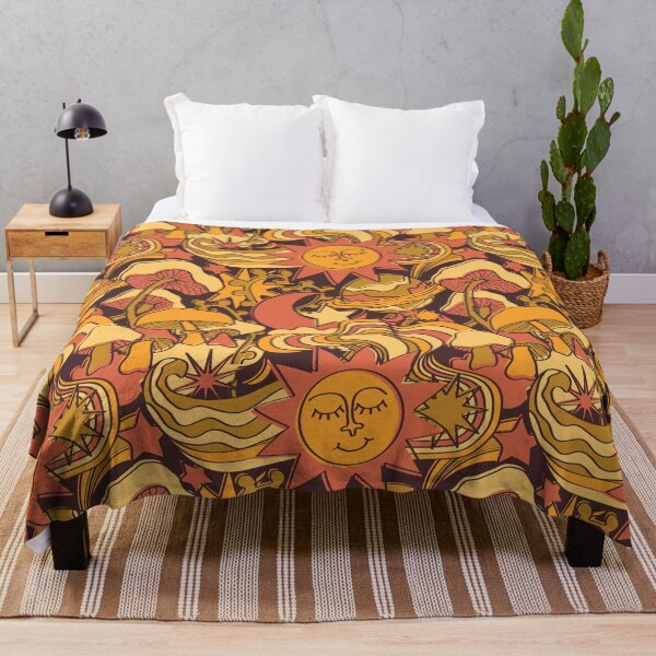 Item preview, Psychedelic Daydream in Rust + Brown designed and sold by YesterdayColl.