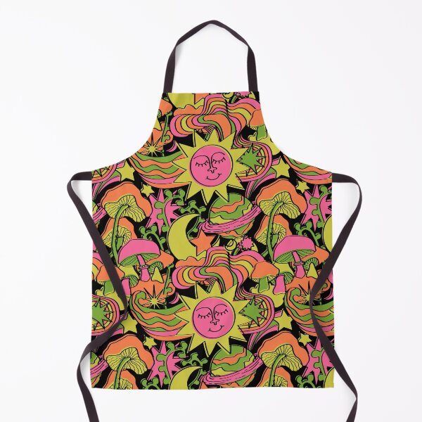 Item preview, Psychedelic Daydream in Neon + Black designed and sold by YesterdayColl.