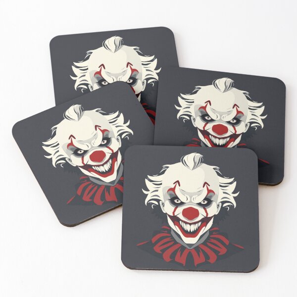 Item preview, Evil Horror Clown Smile - Creepy Halloween Monster Art designed and sold by ERODED SELF.
