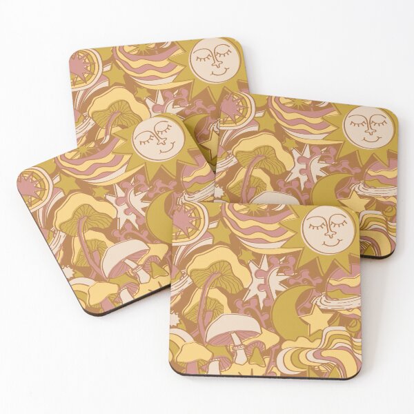 Item preview, Psychedelic Daydream in Gold + Mauve designed and sold by YesterdayColl.