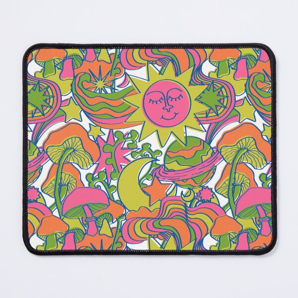 Item preview, Psychedelic Daydream in Neon + White designed and sold by YesterdayColl.