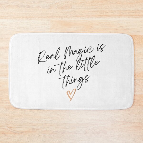 Item preview, Real Magic Is in the Little Things Inspirational Quote Minimalist Art designed and sold by HYPNK.