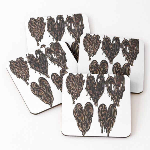 Item preview, Gilded Bronze Hearts designed and sold by CyndiEpps.