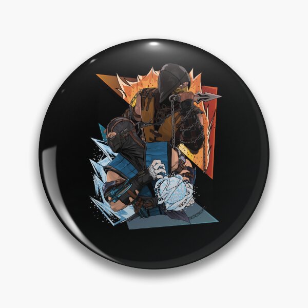 Item preview, Scorpion and Sub-Zero Fire and Ice Dual Art designed and sold by PAULDRAW12.