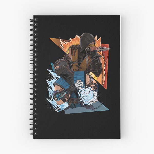 Item preview, Scorpion and Sub-Zero Fire and Ice Dual Art designed and sold by PAULDRAW12.